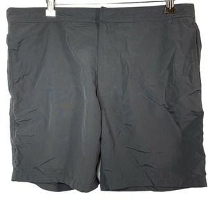 Etiqueta Negra Dark Grey Nylon‎ Shorts Large
